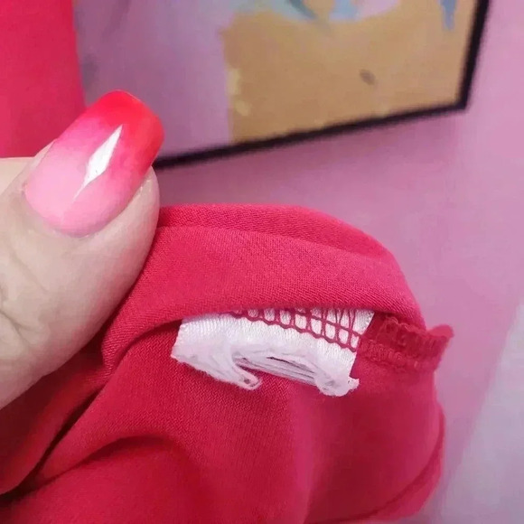 Michael Michael Kors Drape Front Fuchsia Top - Picture 3 of 4